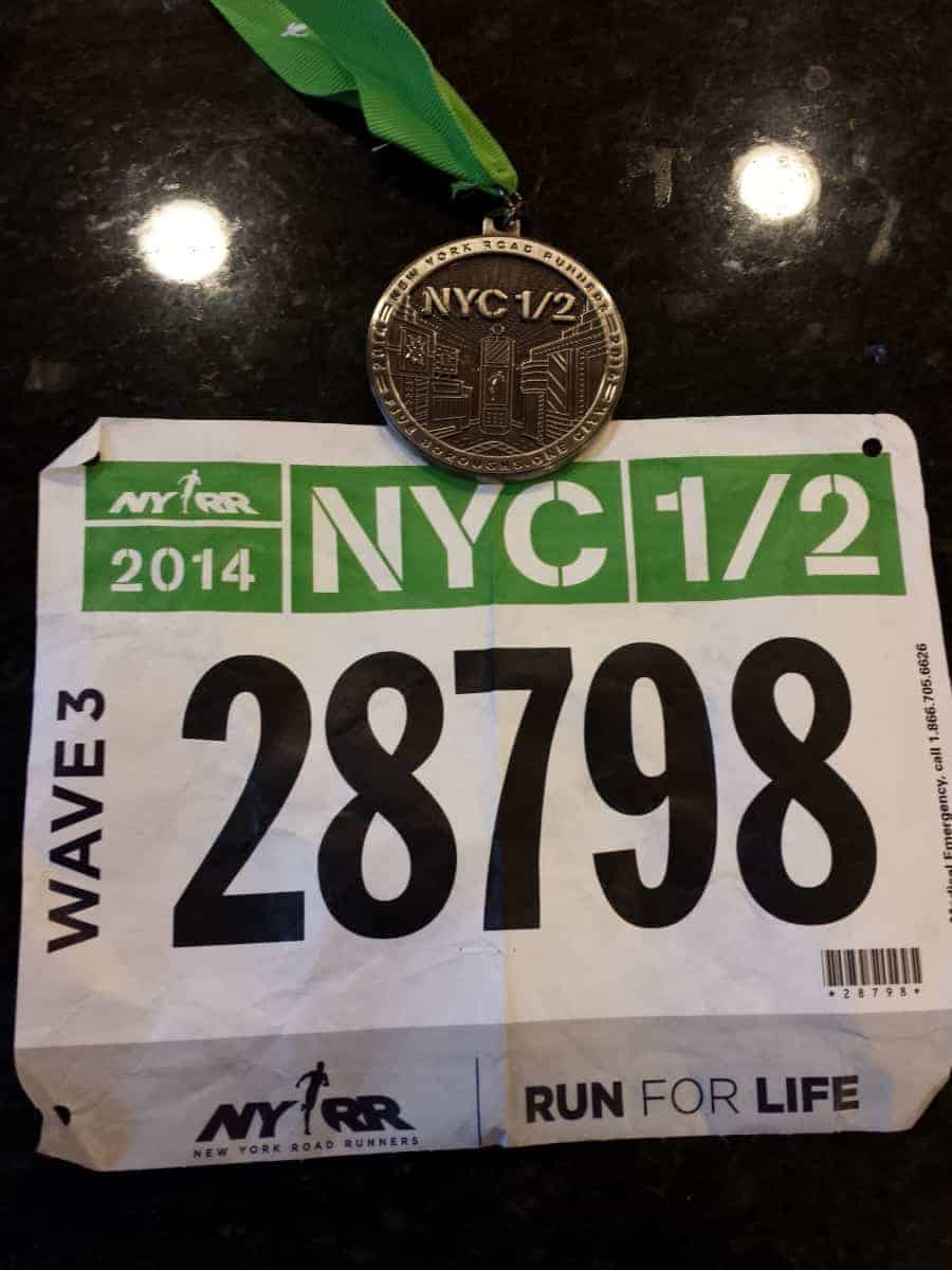 NYC Half medal