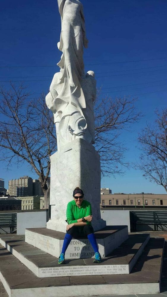 Hilary Sitting in New Orleans