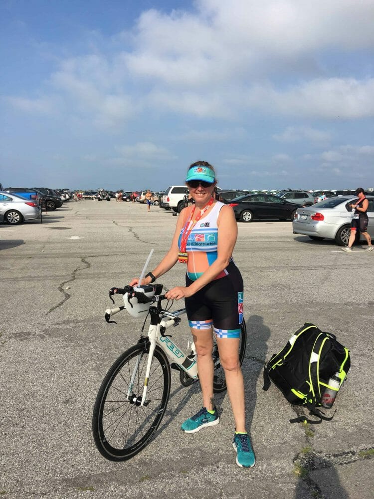 Hilary Topper at Smithpoint Triathlon