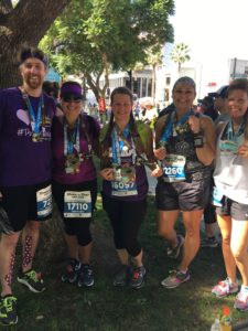 group showing off their medals