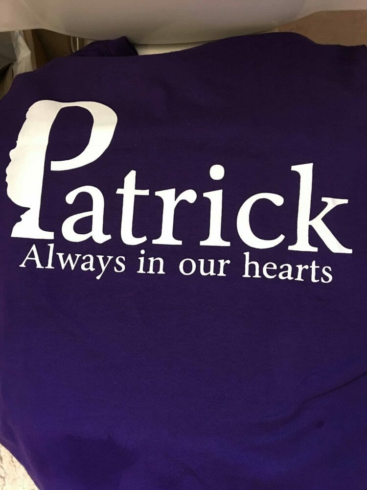 Patrick's tee shirt