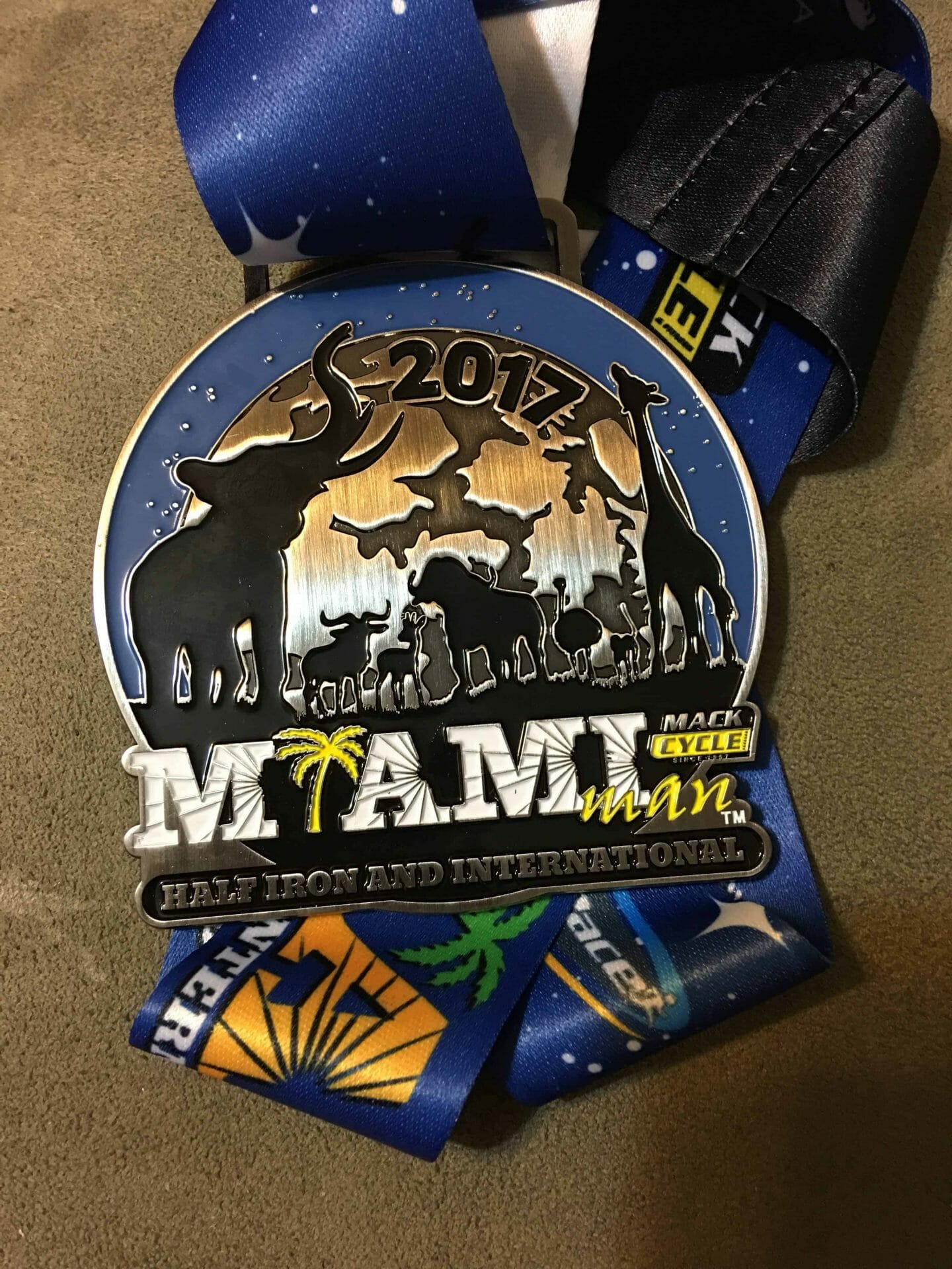 Miami Man medal