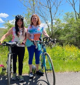 MaryAnn and Hilary on the Harlem River Rail Trail