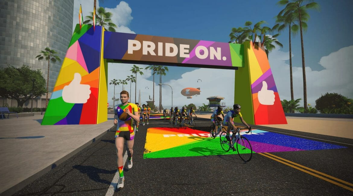 pride on Zwift