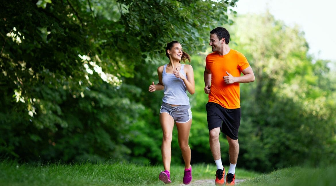 couple running