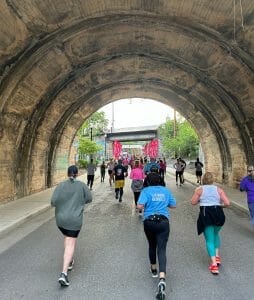 run thru tunnel