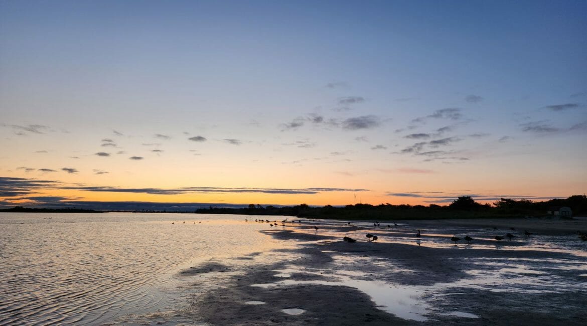 sunrise over tobay beach