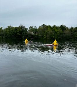 lake at Alpha Win Hudson Valley Tri