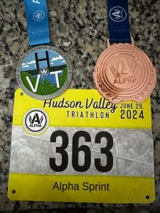 bib and medals