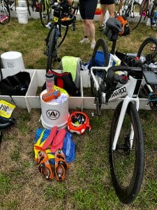 Transition site at Alpha Win Hudson Valley Tri