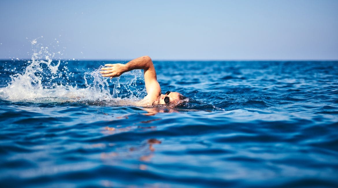 Swimming in open water